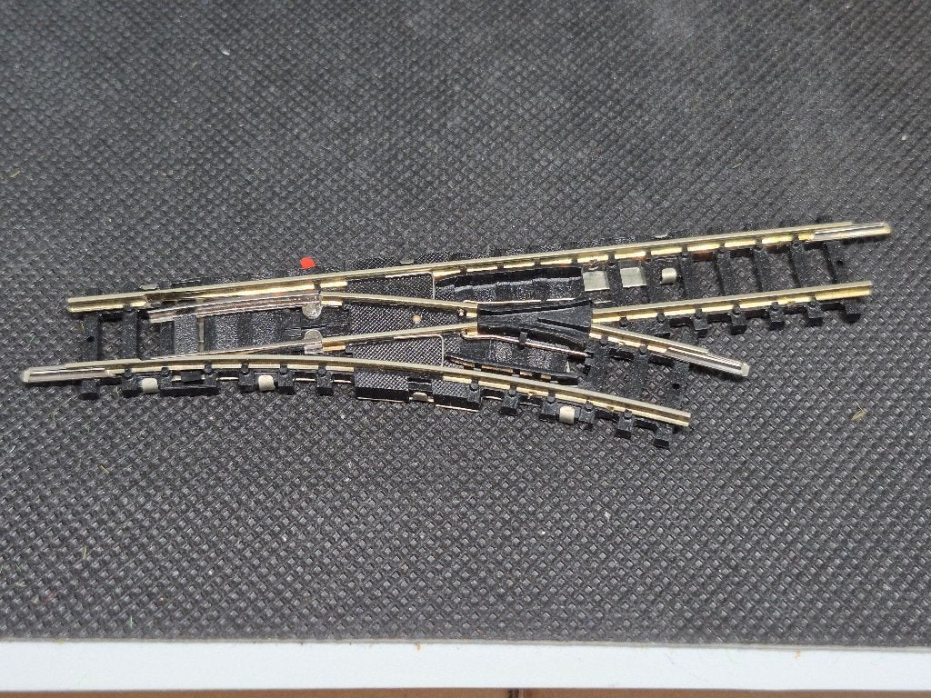 Minitrix 4963 - handwissel rechts R1 24gr. (14788), Gebruikt, Gelijkstroom, Trix, Rails