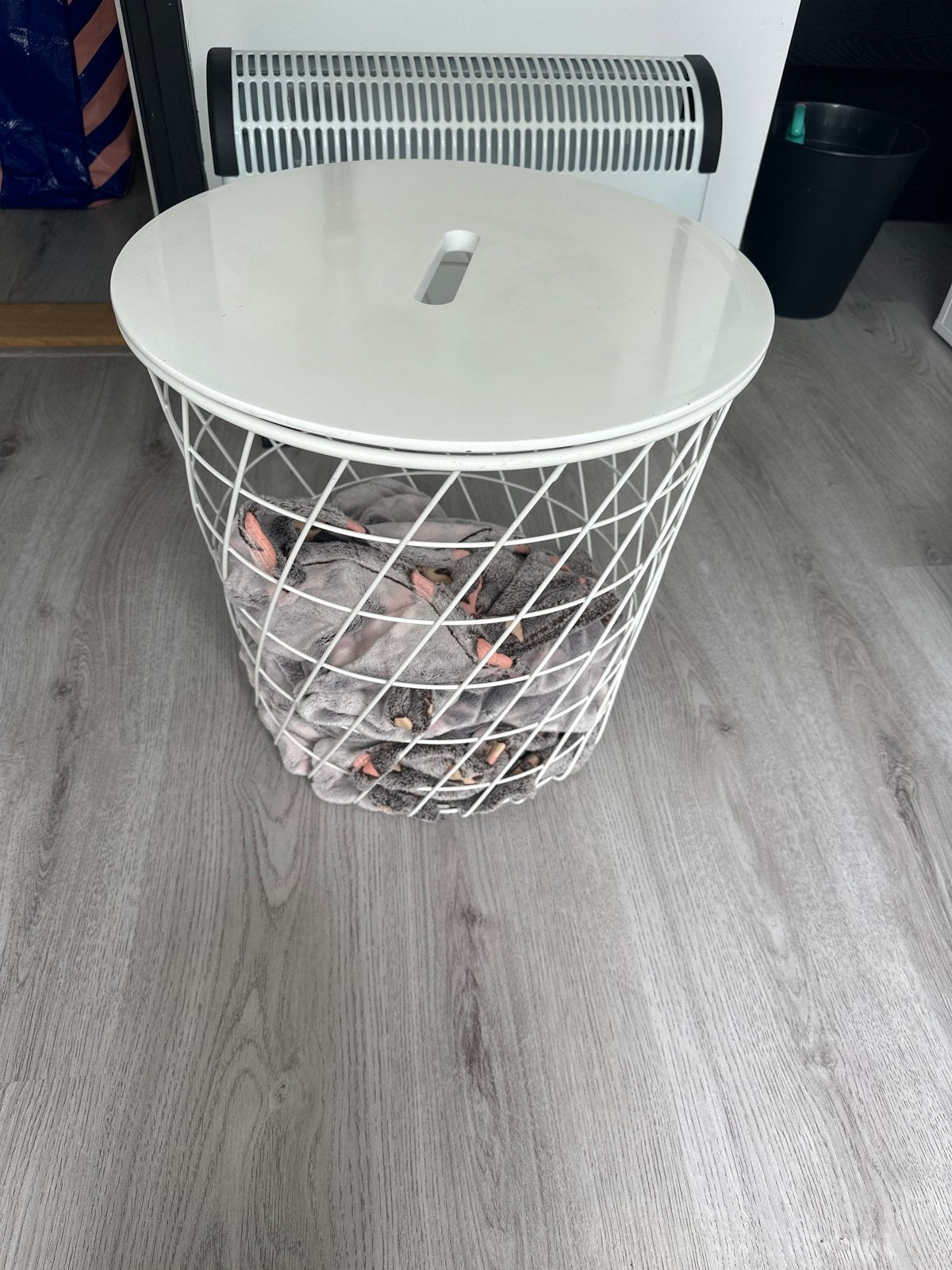 IKEA opbergtafel wit, Ophalen, Minder dan 45 cm, Minder dan 55 cm, Gebruikt