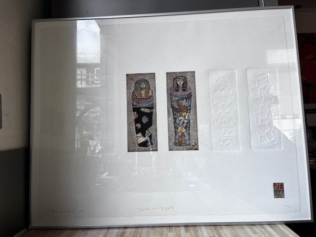 Gaudi in Egypte 1988 (52/75) – Gea Karhof, Antiek en Kunst, Mythologie, Origineel, 50 cm, 1950 - 1999