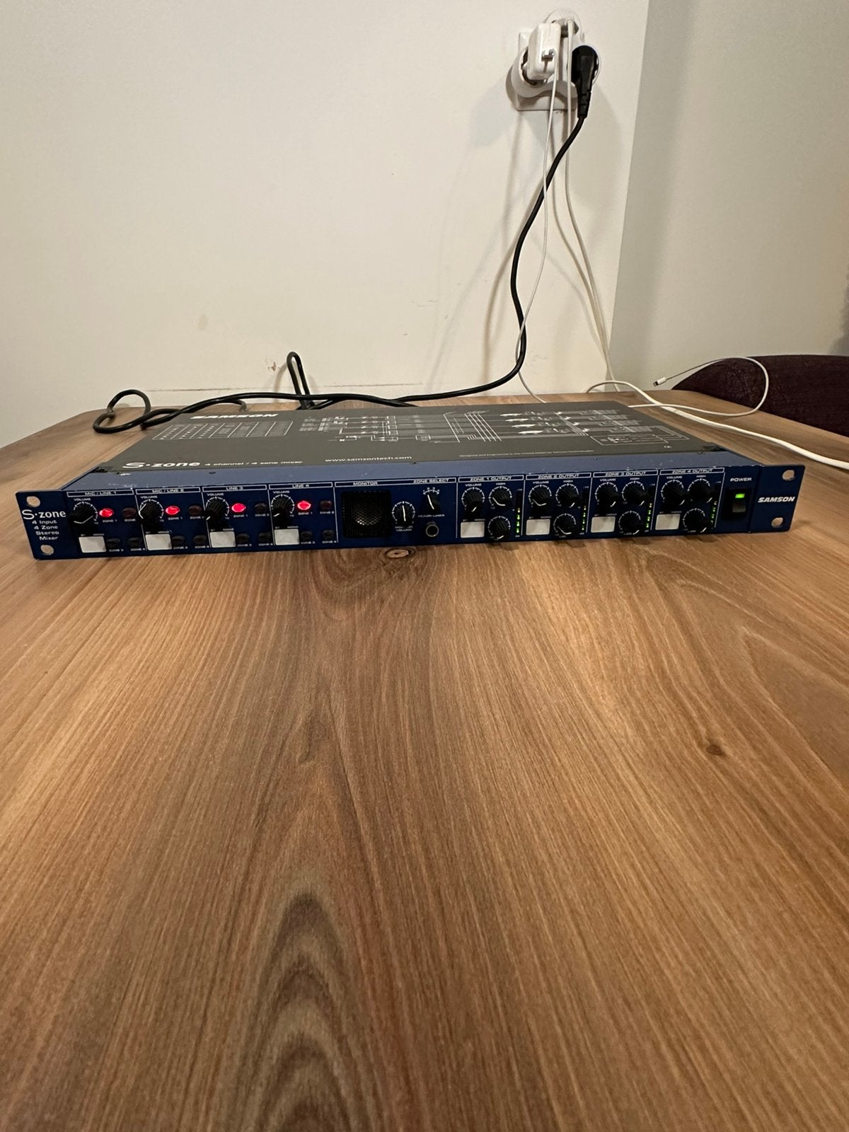 Samson S-Zone 4-Kanaals Stereo Zone Mengpaneel,, Ophalen of Verzenden