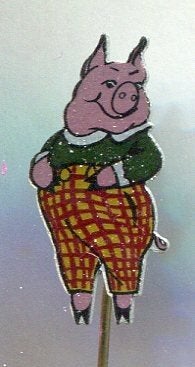 Bertje Big van Flipje Tiel blik speldje ( S_002), Verzenden, Zo goed als nieuw, Figuurtje, Speldje of Pin