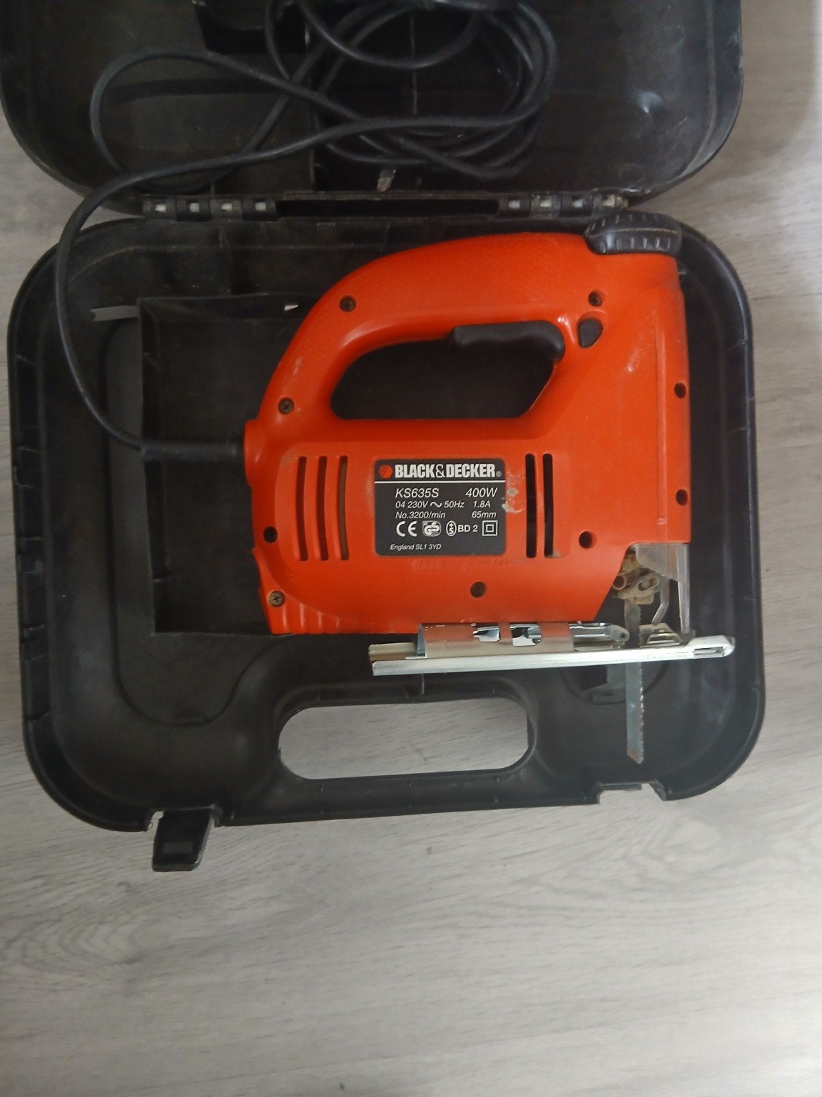 Black & Decker Decoupeerzaag KS635S 400W, Gebruikt, Decoupeerzaag, Ophalen of Verzenden, Black & Decker