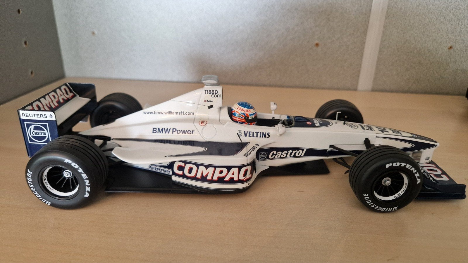 Minichamps Williams Supertec FW21 1999 F1 Modelauto 1:18, Ophalen of Verzenden