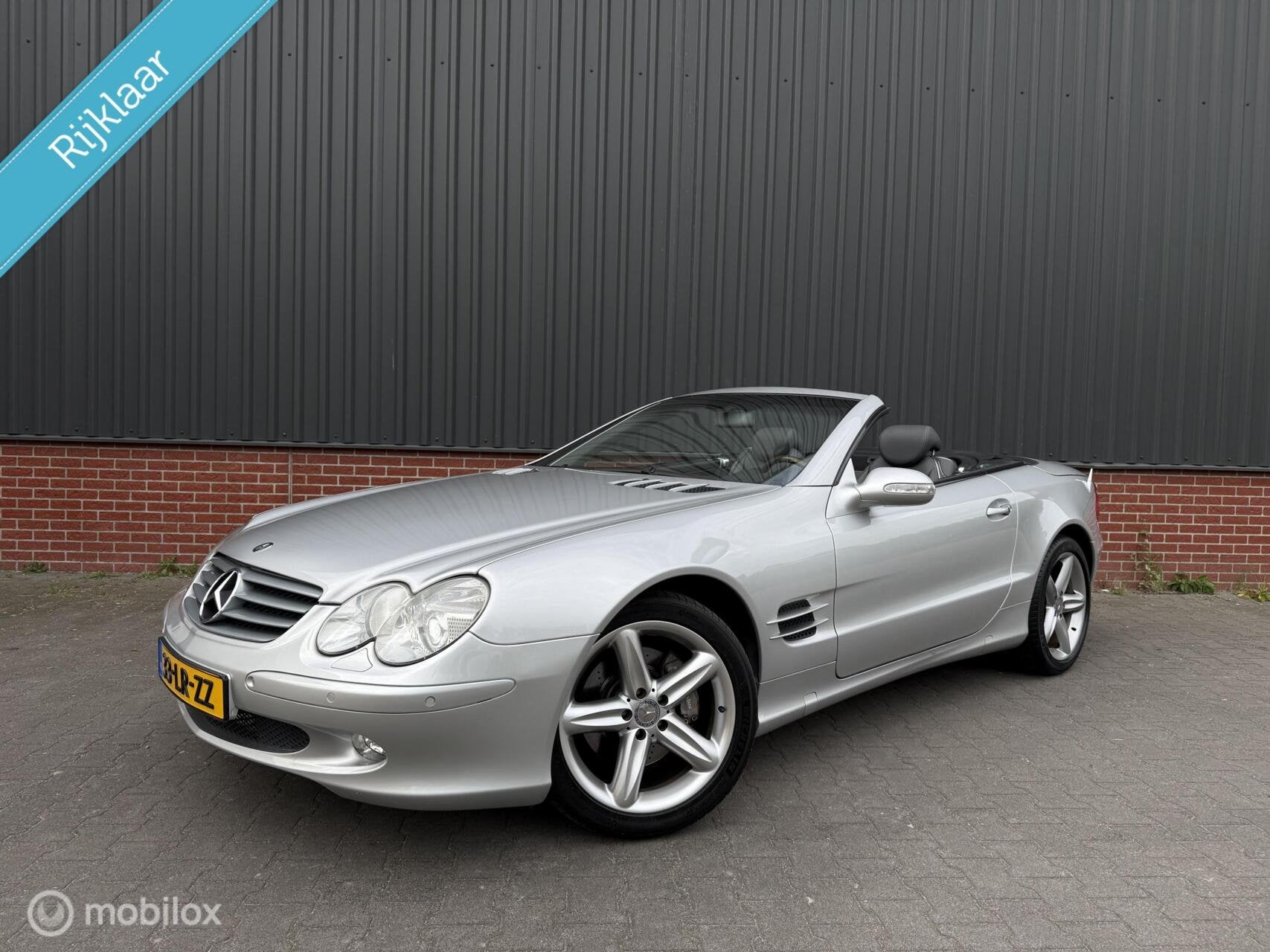 Mercedes SL-klasse SL500 Xenon Leer Navi NL Auto Nette Staat, Auto's, Achterwielaandrijving, Gebruikt, 8 cilinders, Bedrijf