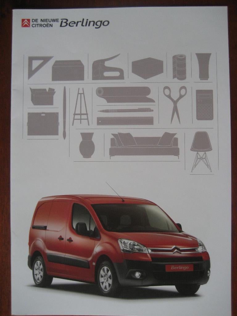 De nieuwe Citroën Berlingo (sept. 2008) met bijlage, Ophalen of Verzenden, Nieuw, Citroën