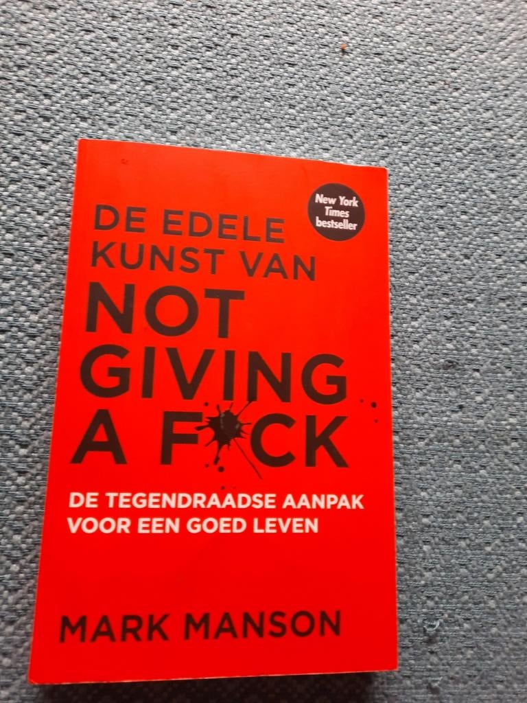 De edele kunst van Not Giving a F*ck - Mark Manson, Boeken, Ophalen of Verzenden