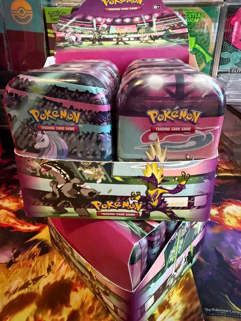 Pokemon Galar power mini tin displays!!!, Hobby en Vrije tijd, Verzamelkaartspellen | Pokémon, Ophalen, Zo goed als nieuw