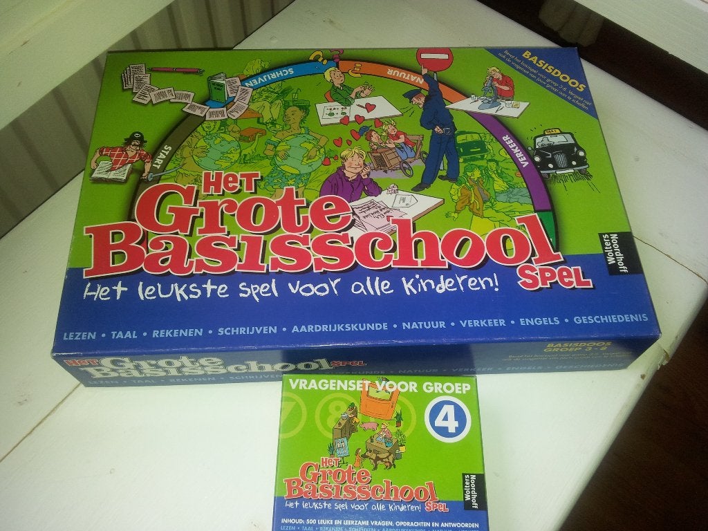 Het grote basisschool spel  Met 1 vragen set voor groep 1, Kinderen en Baby's, Speelgoed | Educatief en Creatief, Ophalen, Zo goed als nieuw