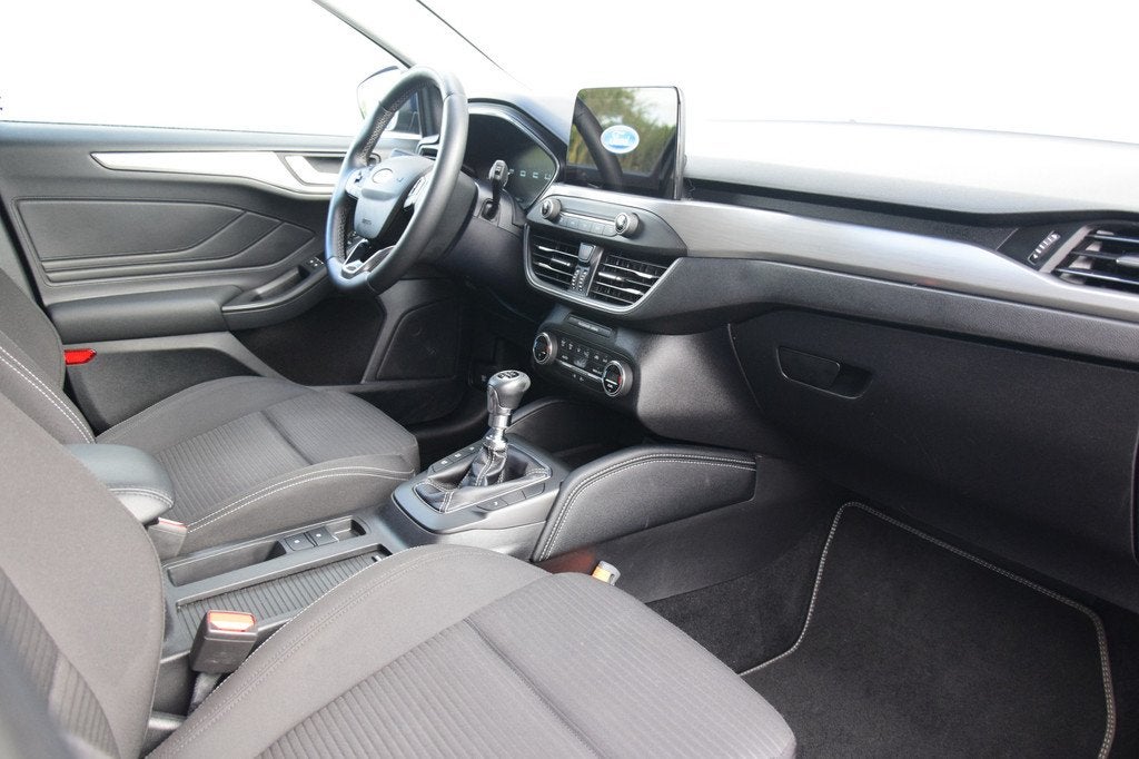 Ford Focus 1.0 EcoBoost Hybrid Titanium X Business Led/Full, Gebruikt, Blauw, Origineel Nederlands, Handgeschakeld