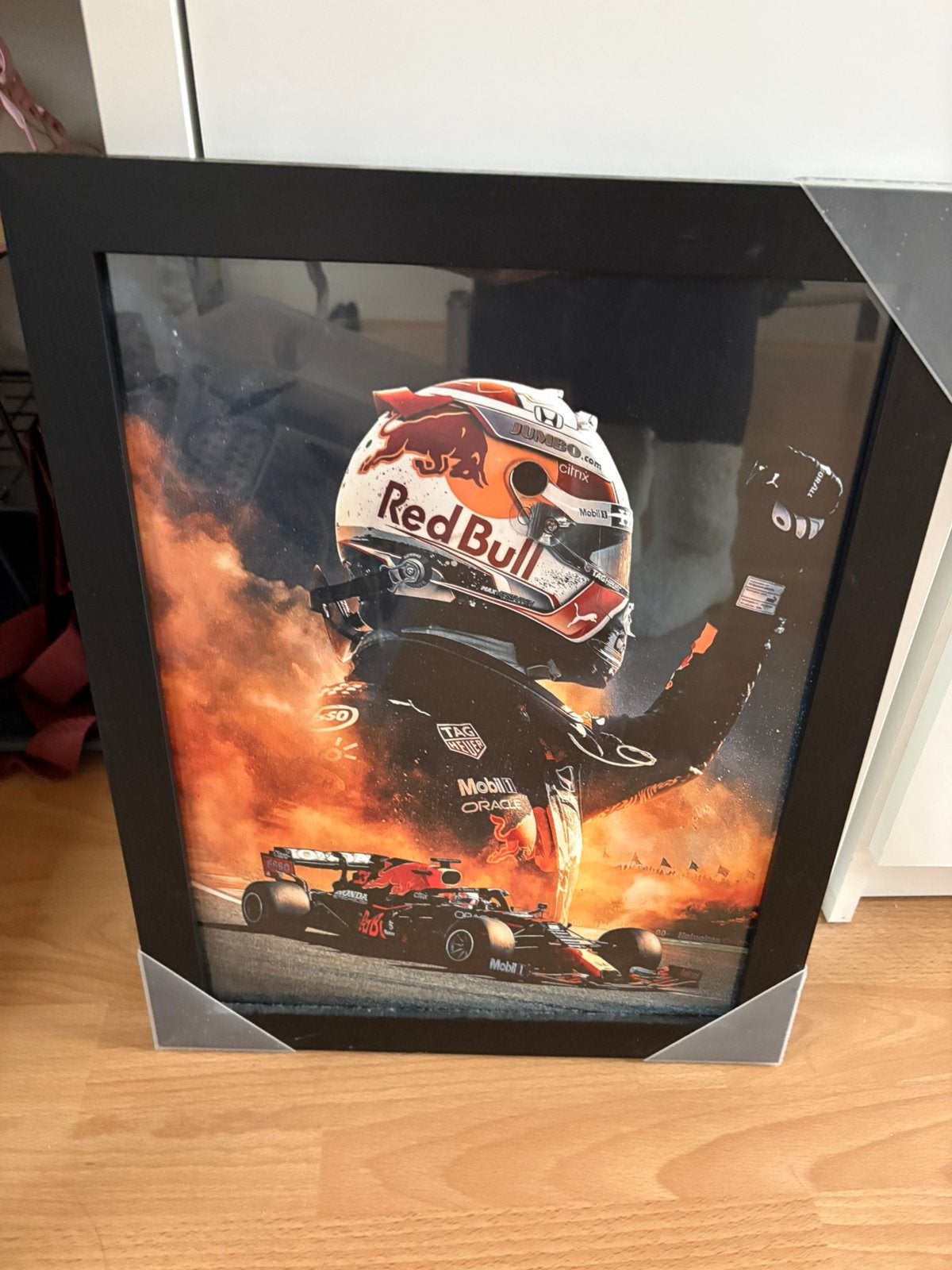 Poster met lijst Max Verstappen, Ophalen, Met lijst, Zo goed als nieuw, Sport