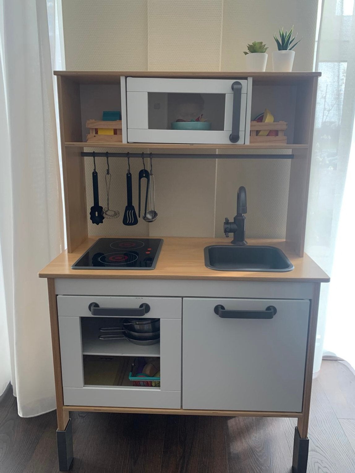 IKEA speelkeuken met speelgoed, Ophalen, Zo goed als nieuw, Hout, Speelkeuken