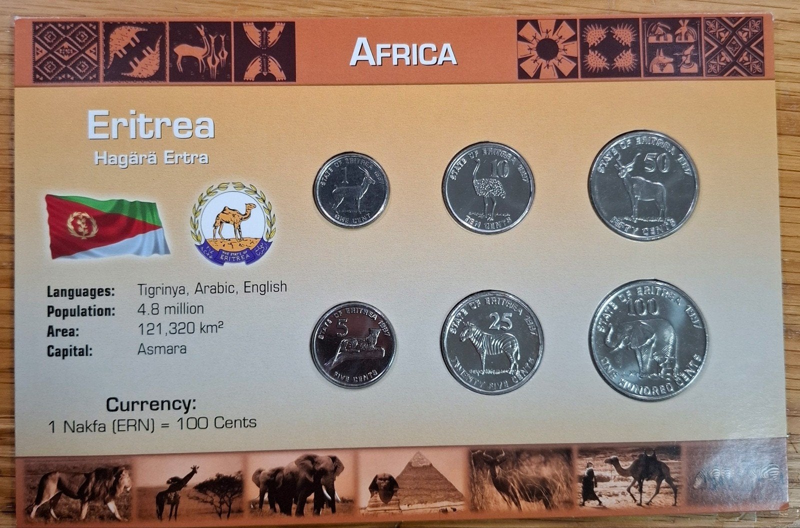 Coins of the World muntset Eritrea, Ophalen of Verzenden, Overige landen