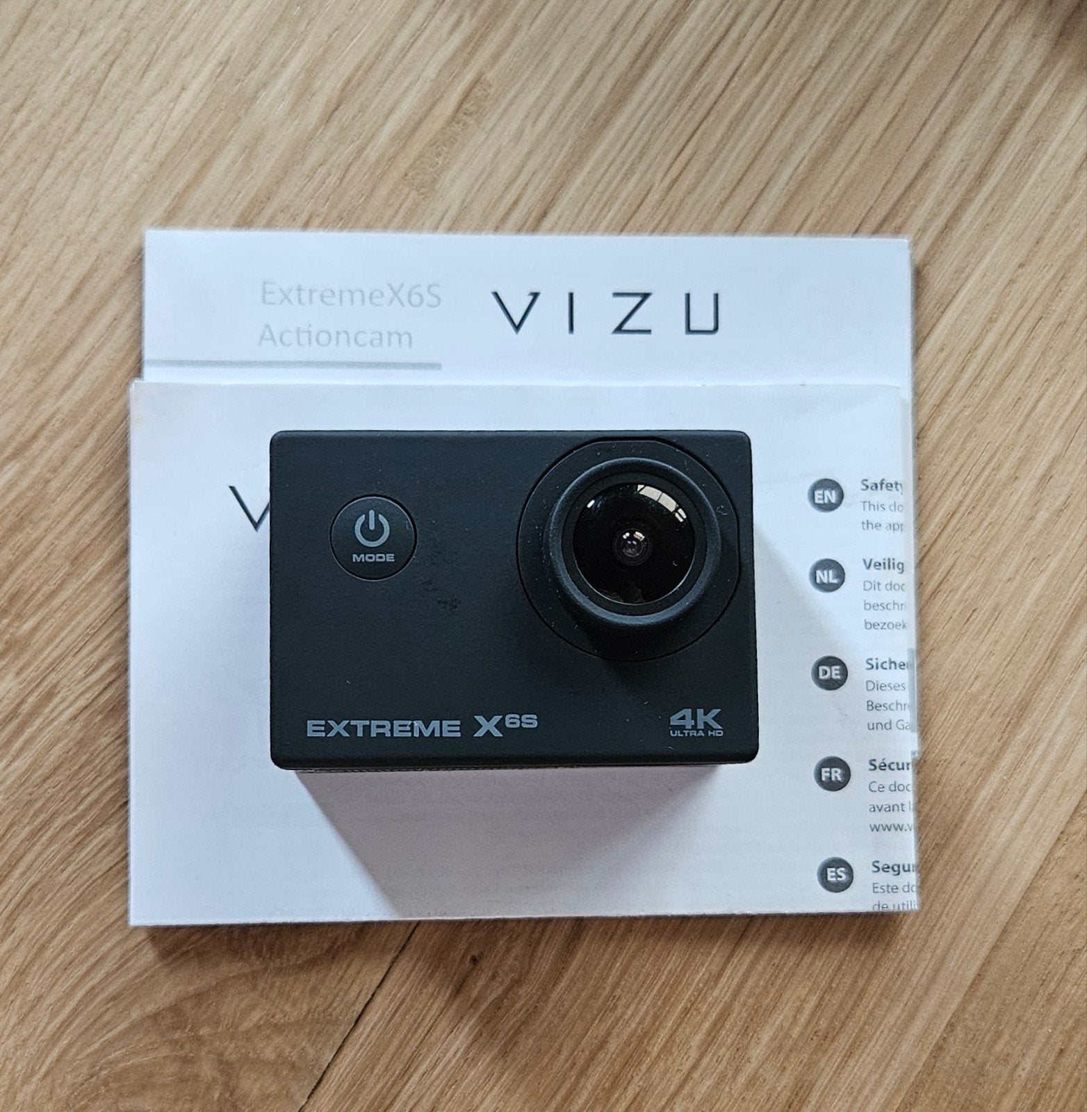 Vizu Extreme X65 Actioncam met GoPro accessoires, Ophalen of Verzenden, Gebruikt, Overige merken