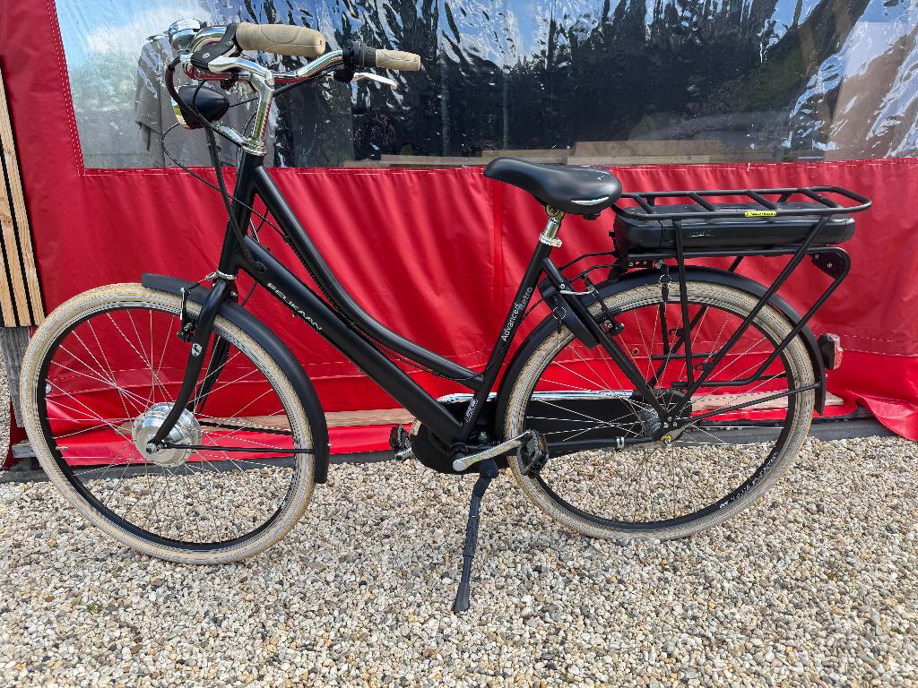 Pelikaan Advanced Retro elektrische oudhollandse opoefiets, 53 tot 56 cm, Velgrem, Versnellingen, Zo goed als nieuw