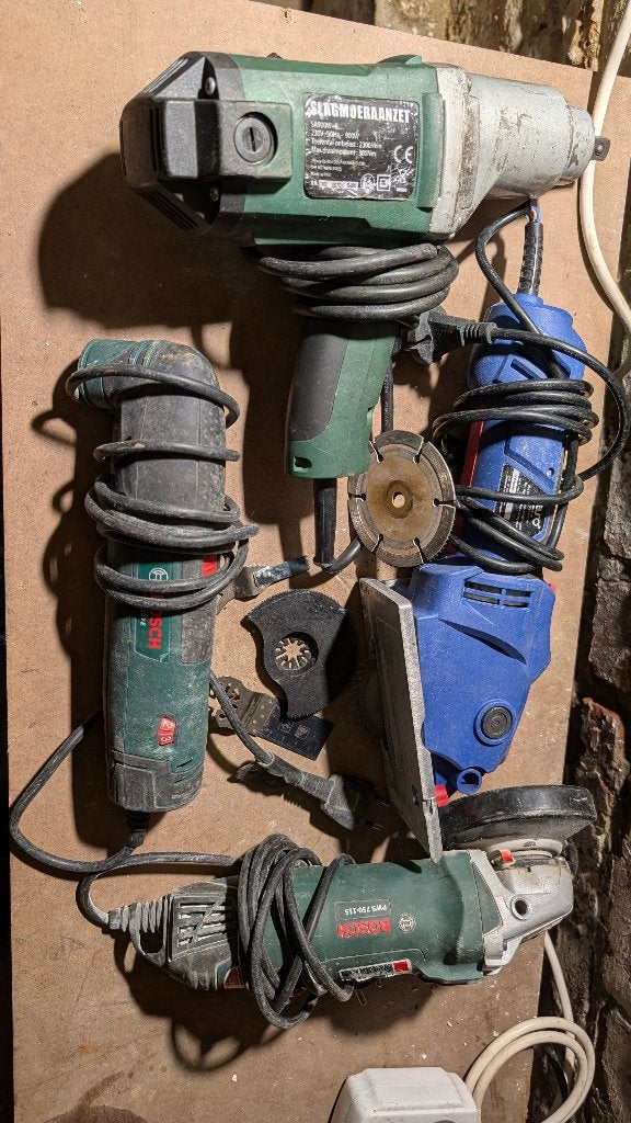 Elektrisch gereedschap 220v, Ophalen of Verzenden, Gebruikt