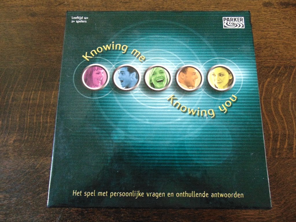Knowing me Knowing You Spel van Parker, Hobby en Vrije tijd, Gezelschapsspellen | Bordspellen, Vijf spelers of meer, Ophalen of Verzenden