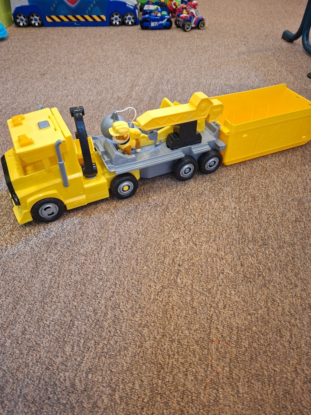 Paw Patrol Rubble's Grote Voertuig met Geluid, Ophalen of Verzenden, Zo goed als nieuw