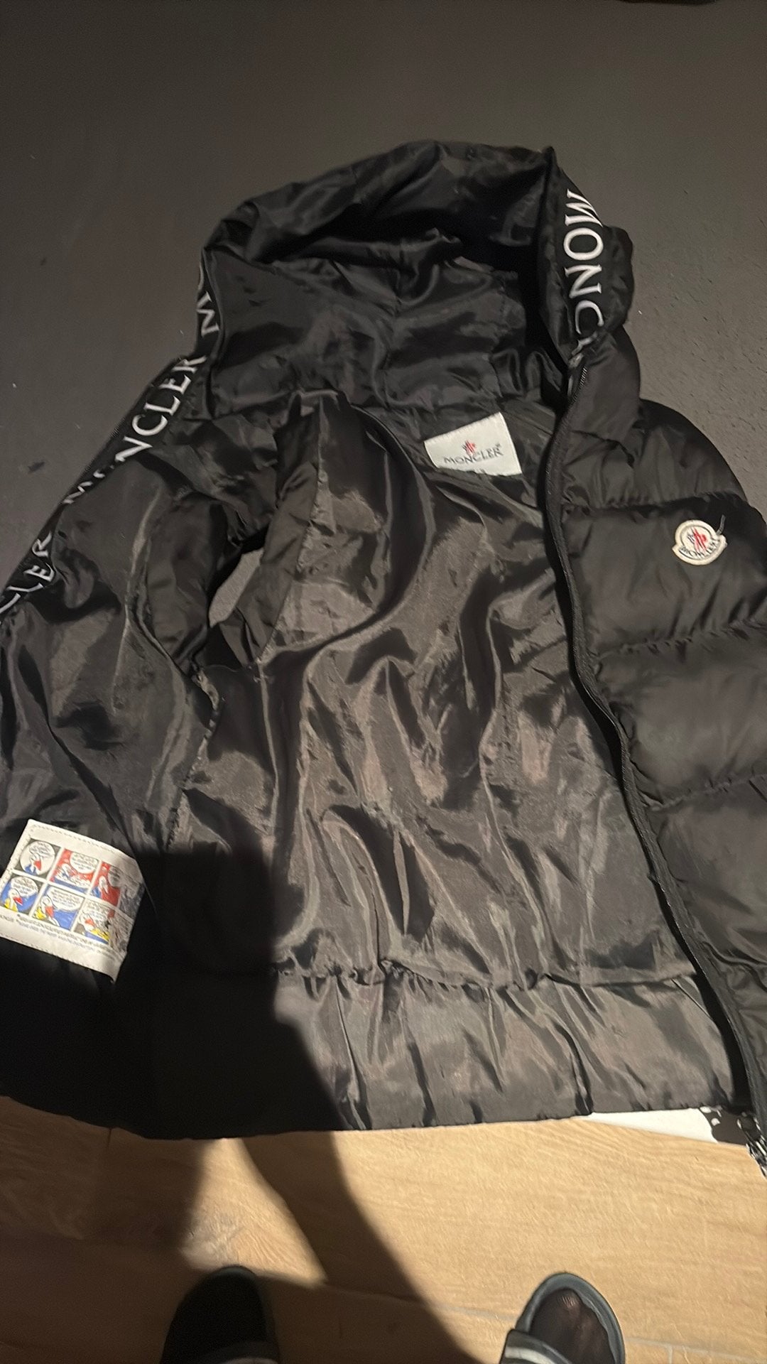 Moncler bodywarmer, Kleding | Heren, Bodywarmers, Ophalen of Verzenden, Zo goed als nieuw, Maat 46 (S) of kleiner, Zwart