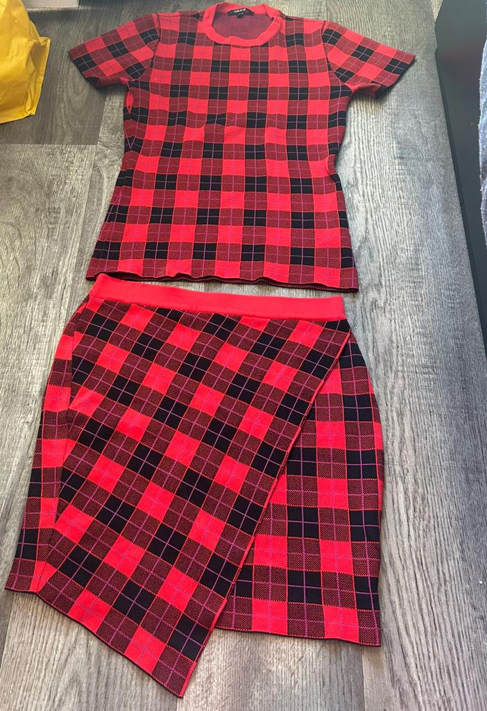 Nikkie zomersetje rood, maat L, Maat 42/44 (L), Nieuw, Ophalen of Verzenden, Boven de knie