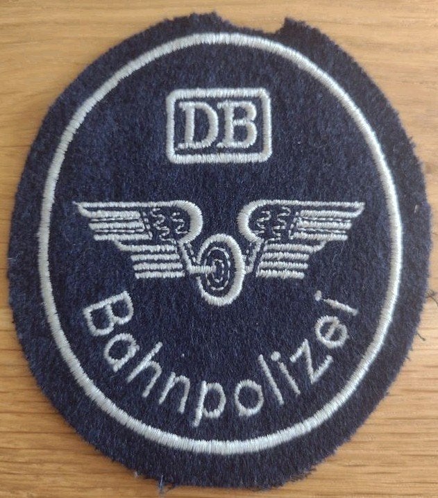 DB Bahnpolizei Patch - Duitsland, Ophalen of Verzenden, Overige soorten, Duitsland, Embleem of Badge