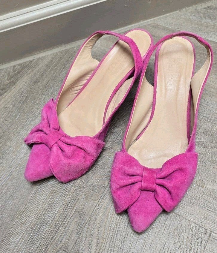 Fabienne chapot schoenen met strik hakjes roze maat 41, Pumps, Ophalen of Verzenden, Zo goed als nieuw, Fabienne Chapot