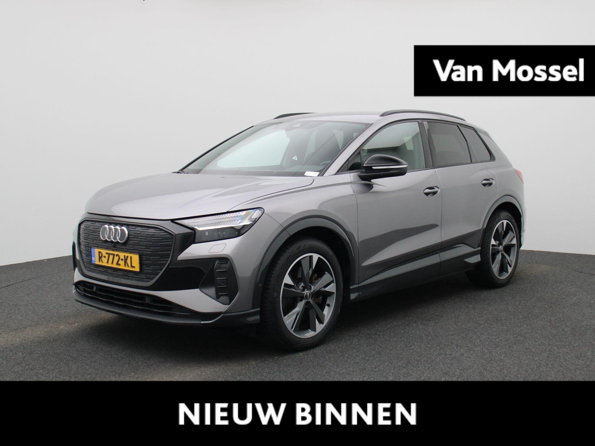 Audi Q4 e-tron 40 Launch edition Advanced Plus 77 kWh 204 PK, Auto's, 12 maanden, Gebruikt, Zwart, Adaptive Cruise Control