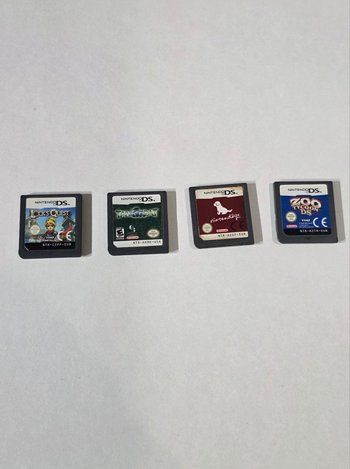4 Nintendo DS spellen, Spelcomputers en Games, Gebruikt, Overige genres, 1 speler, Ophalen of Verzenden