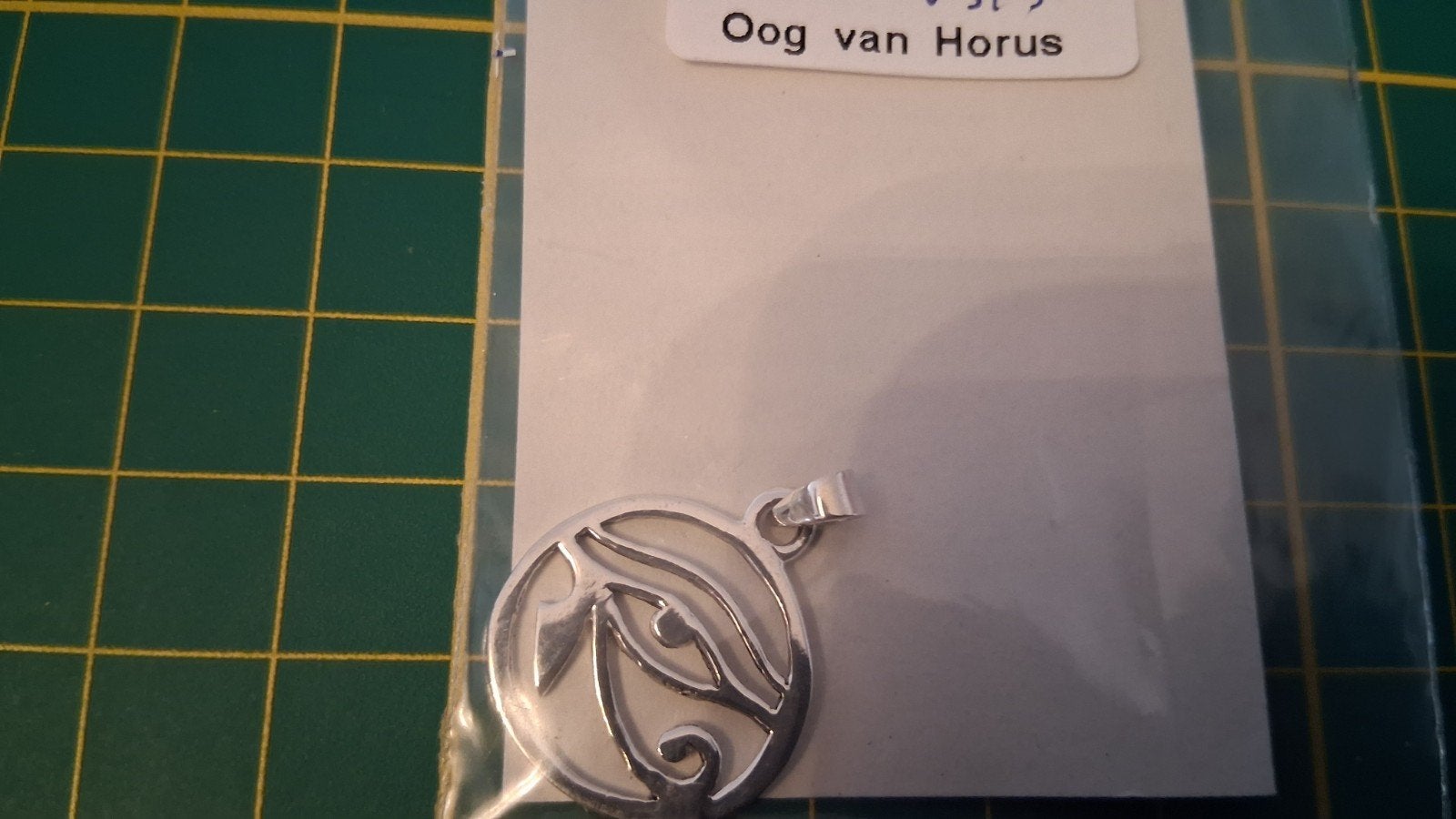Zilveren Hanger Oog van Horus, Overige voorstellingen, Verzenden, Nieuw, Zilver