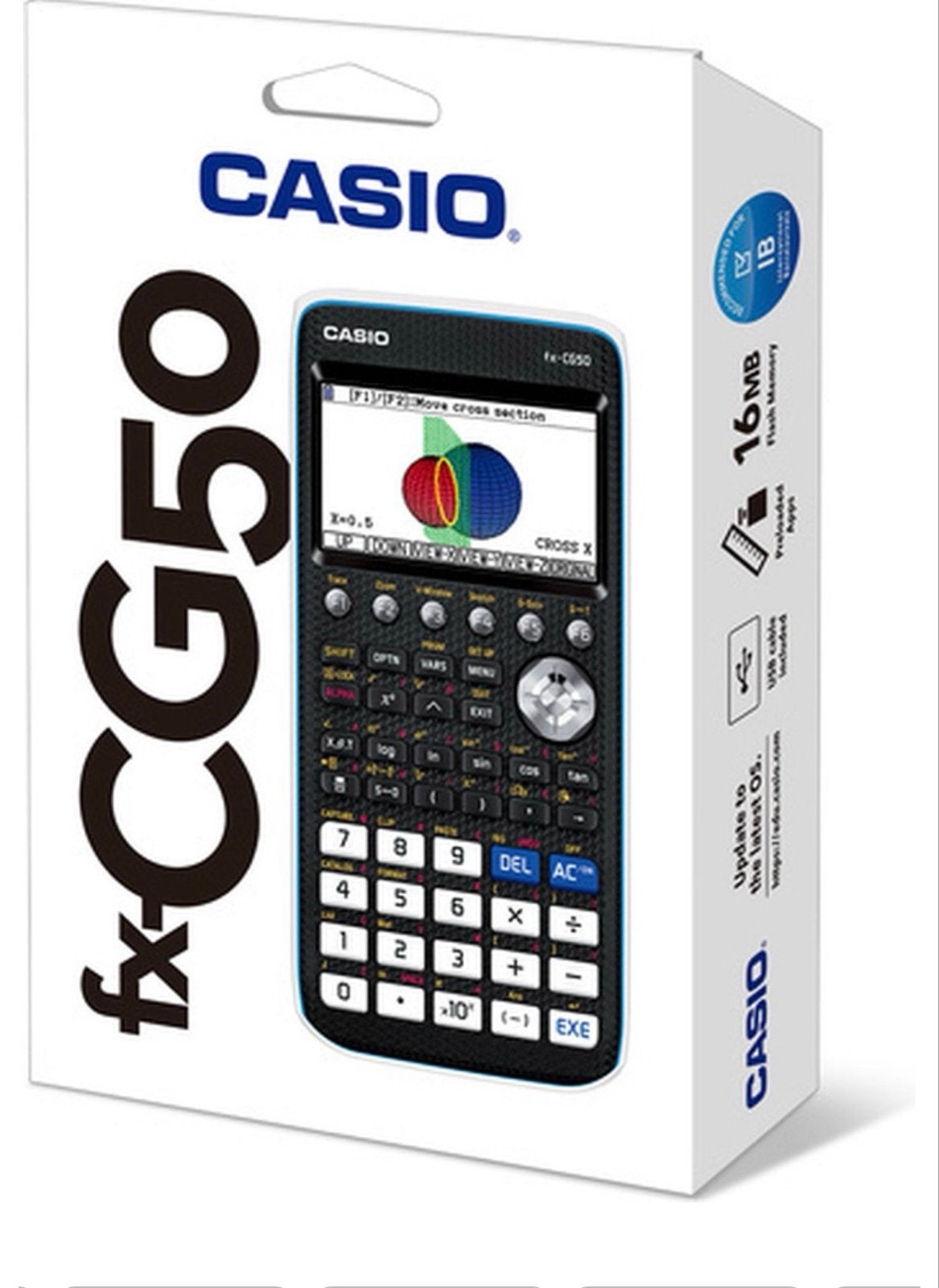 Casio fx-CG50 - Grafische rekenmachine - LCD kleurenscherm, Ophalen of Verzenden, Grafische rekenmachine, Zo goed als nieuw