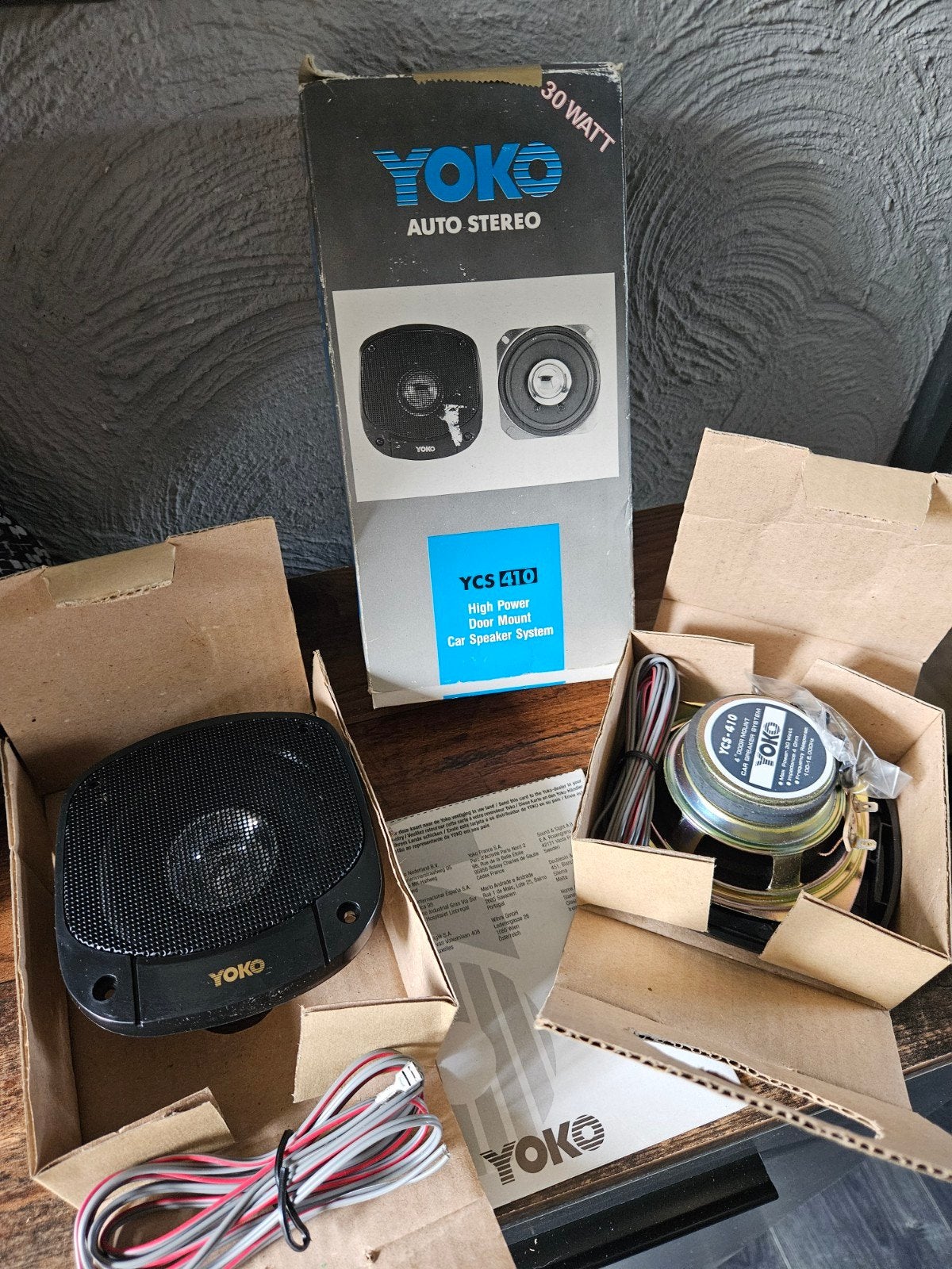 Nieuw Yoko Auto Stereo YCS 410 Car Speaker System 30 Watt, Auto diversen, Ophalen of Verzenden, Nieuw