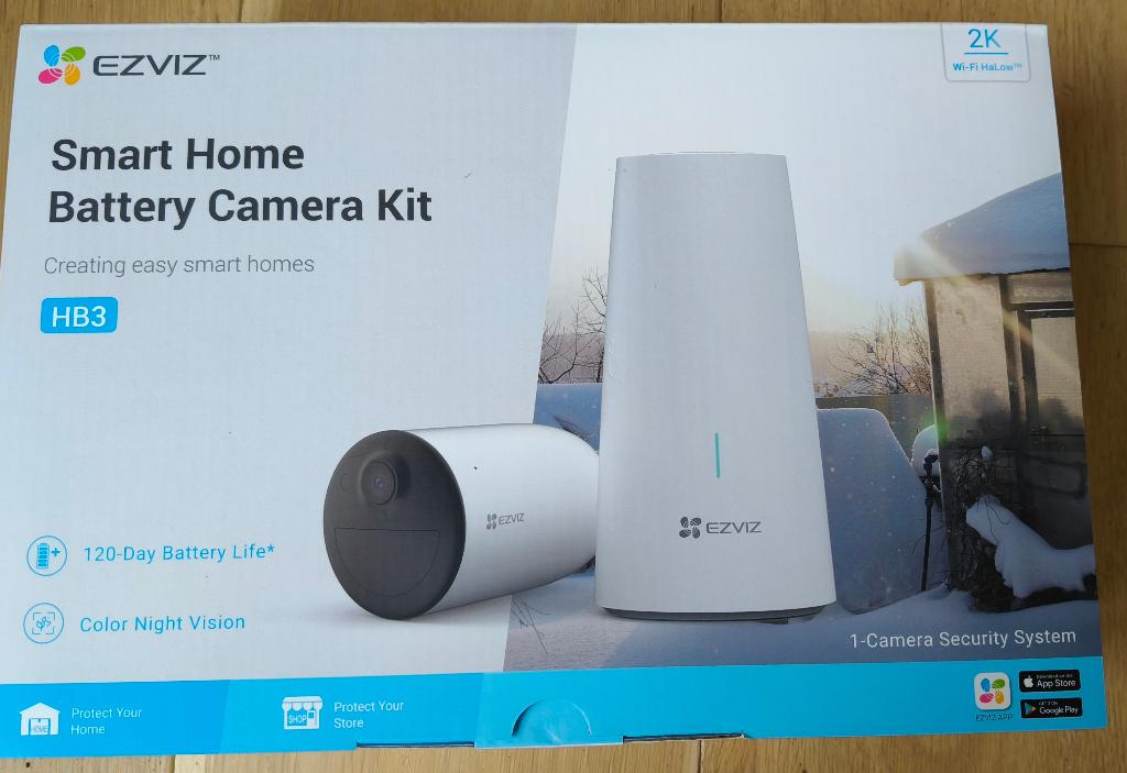 EZVIZ  bewakingscamera op batterijen voor buiten CS-HB3-B1, Ophalen of Verzenden, Nieuw, Buitencamera