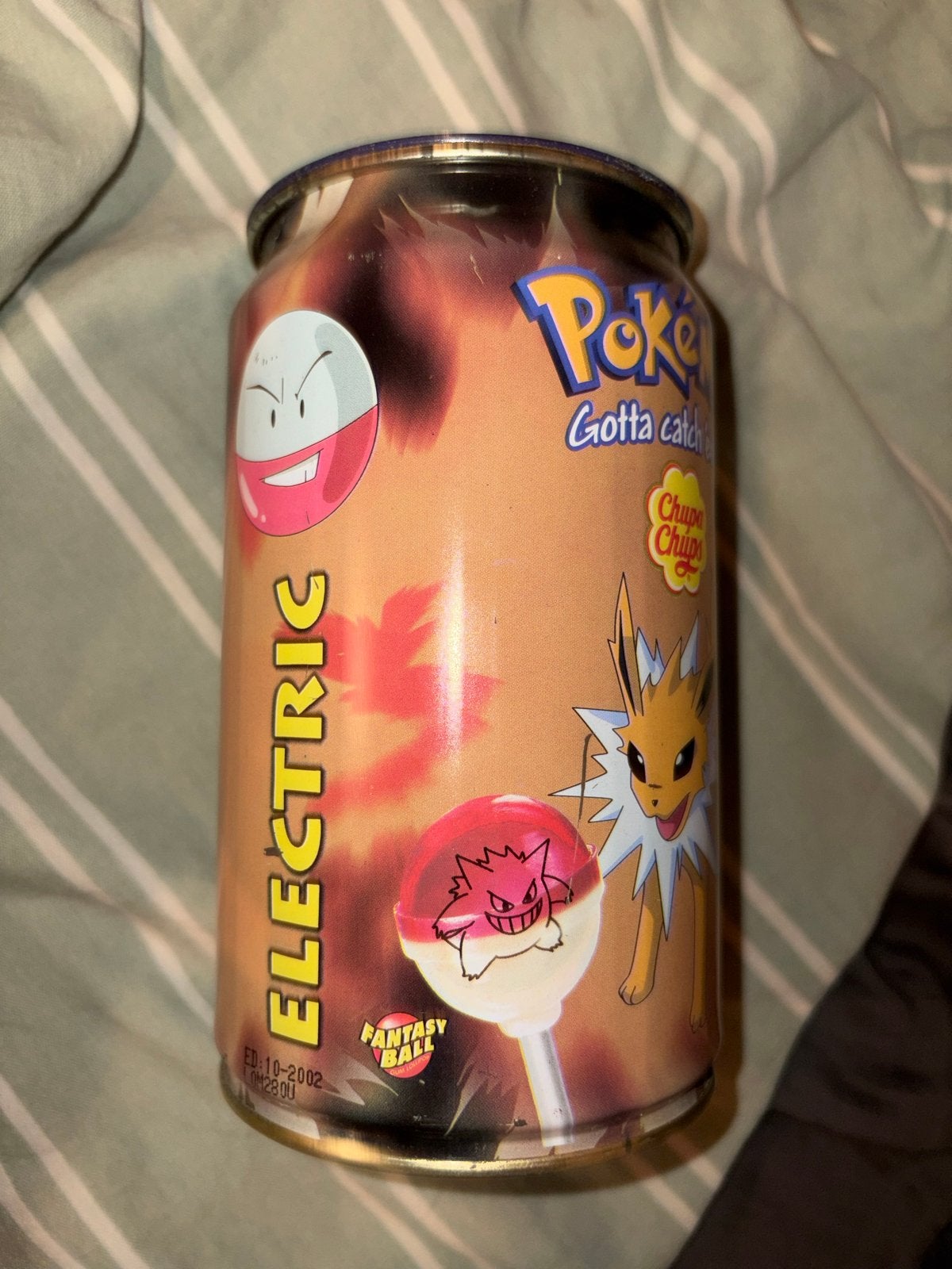 Pokémon Chupa Chups "Fantasy Ball" blik - Electric type, Ophalen, Gebruikt, Overige typen
