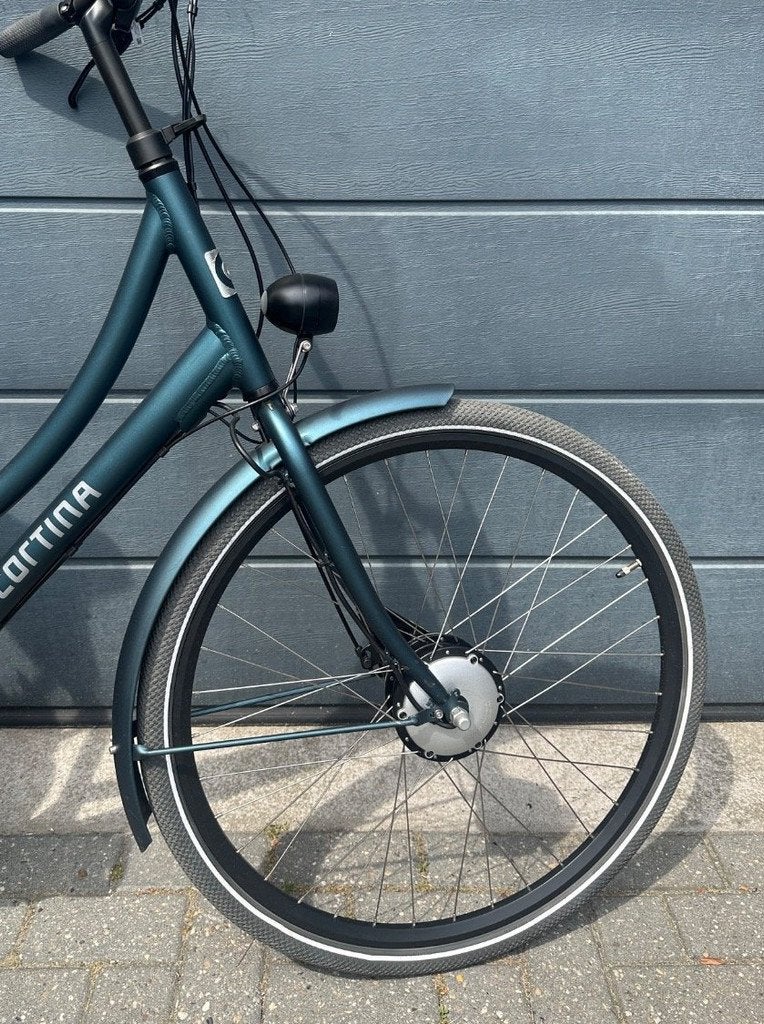 Cortina E-U1 Dames Deep Green Matt 57cm 2021, Fietsen en Brommers, Gebruikt, -, - 0
-, NL, Cortina