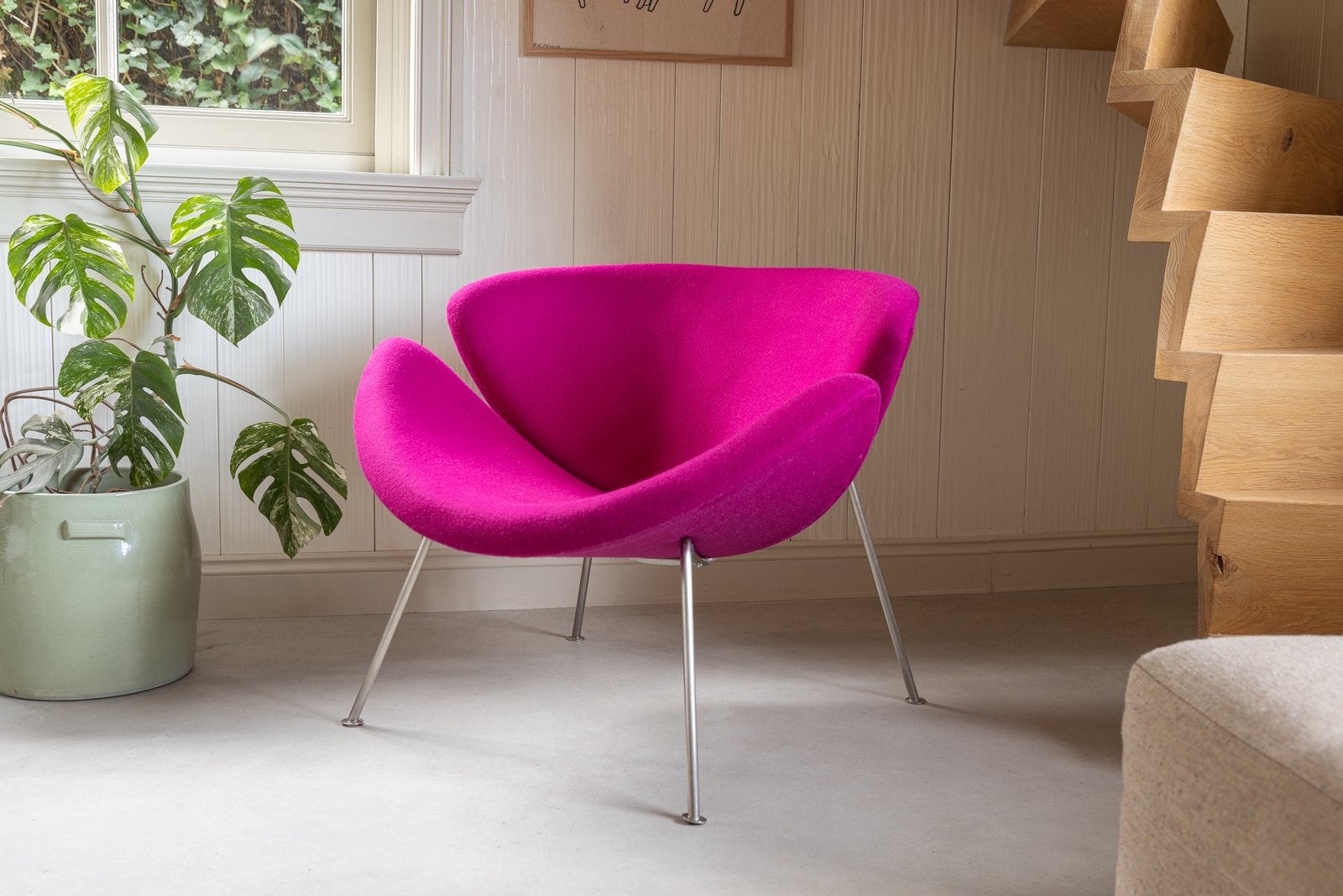 Artifort Orange Slice – gestoffeerd in Kvadrat Divina, Ophalen of Verzenden, Zo goed als nieuw