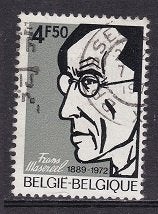 2820 - België michel 1704 gestempeld , Overlijden Frans Mas, Verzenden, Gestempeld