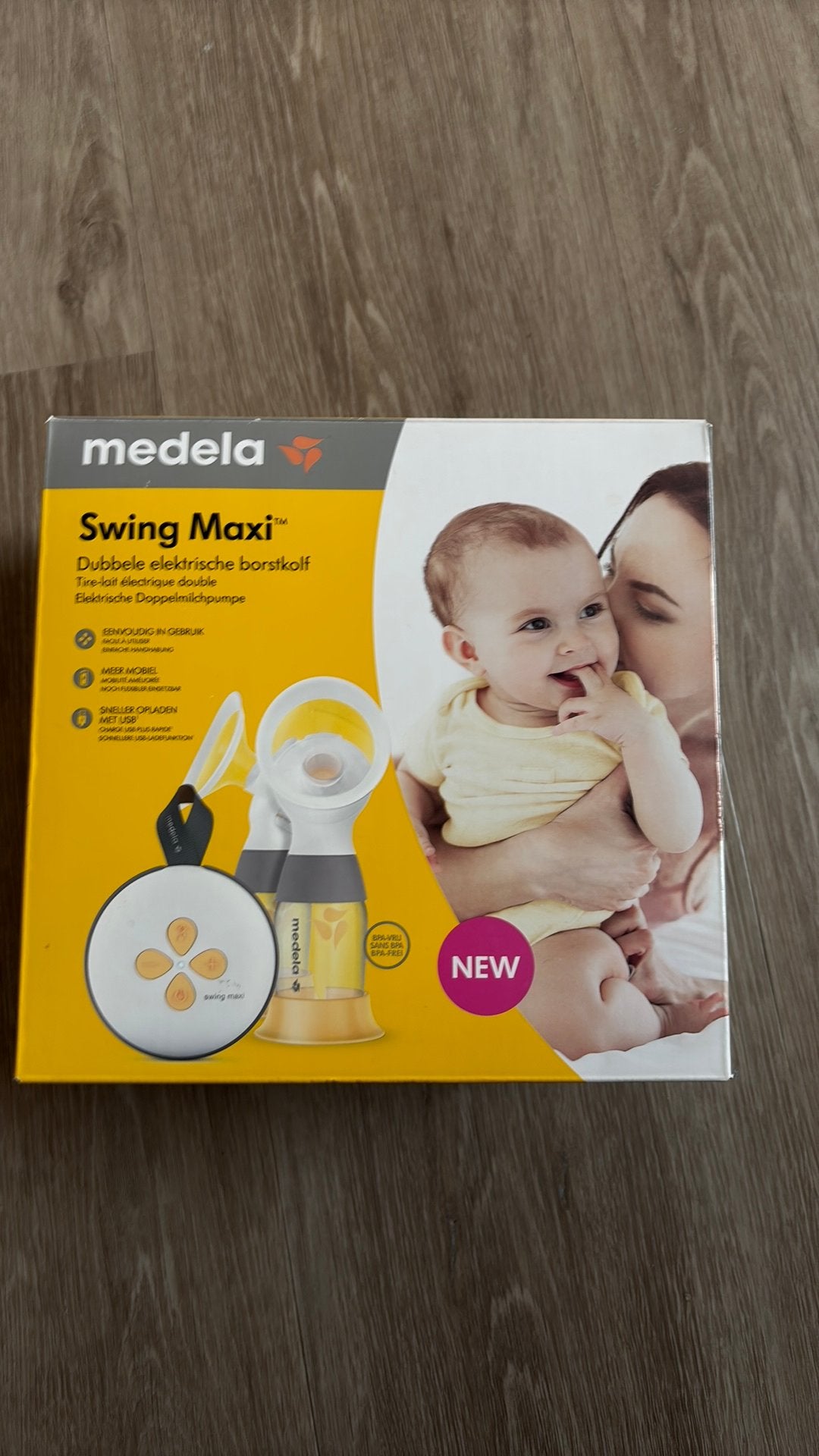 Medela swing maxi dubbele elektrische borstkolf, Ophalen, Zo goed als nieuw, Borstkolf
