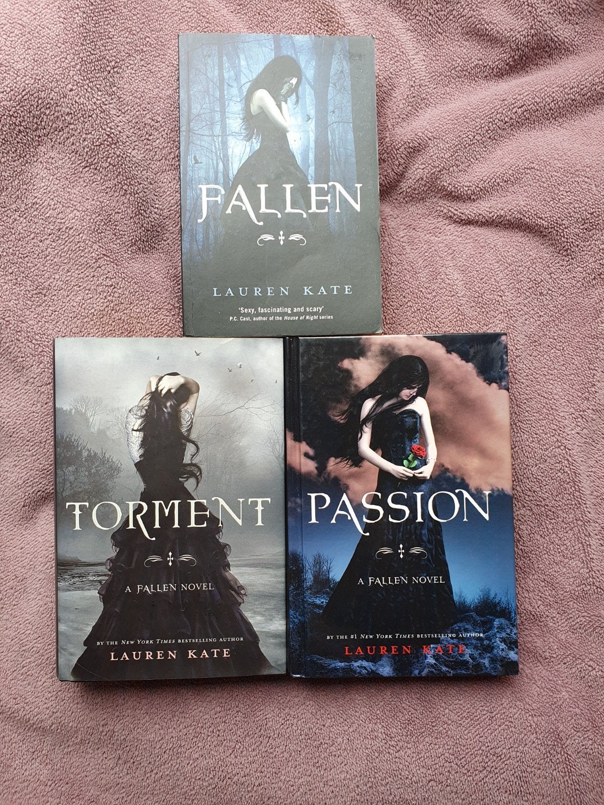 Fallen serie boeken - Lauren Kate (3 boeken), Boeken, Ophalen of Verzenden, Zo goed als nieuw, Lauren Kate, Amerika