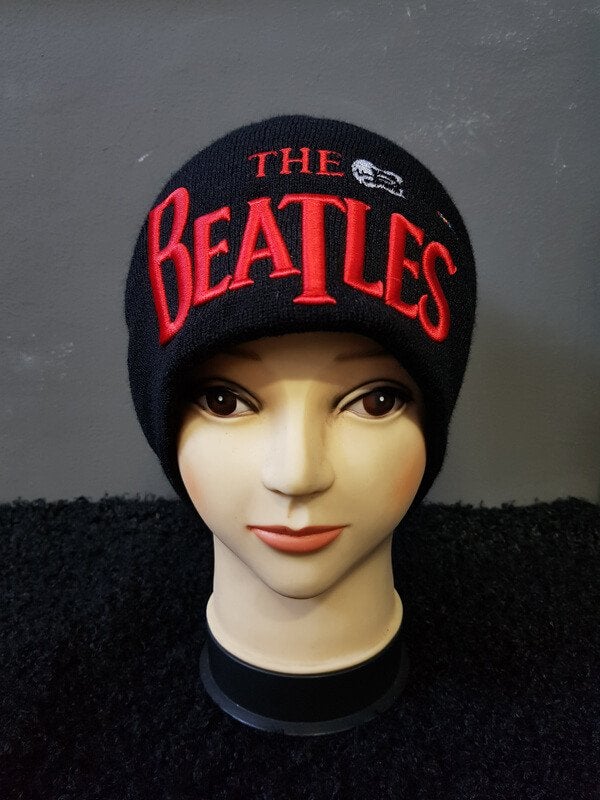 Dikke muts, the beatles, rock, band, mutsen, zwart, Ophalen of Verzenden, Nieuw, Overige maten, Muts