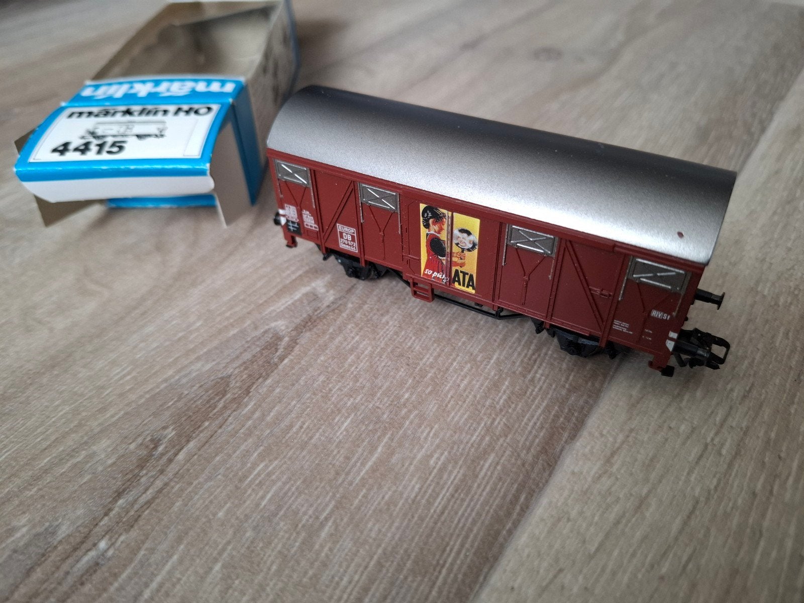 Marklïn HO 4415 goederenwagon DB, Hobby en Vrije tijd, Modeltreinen | H0, Wisselstroom, Wagon, Ophalen of Verzenden, Zo goed als nieuw