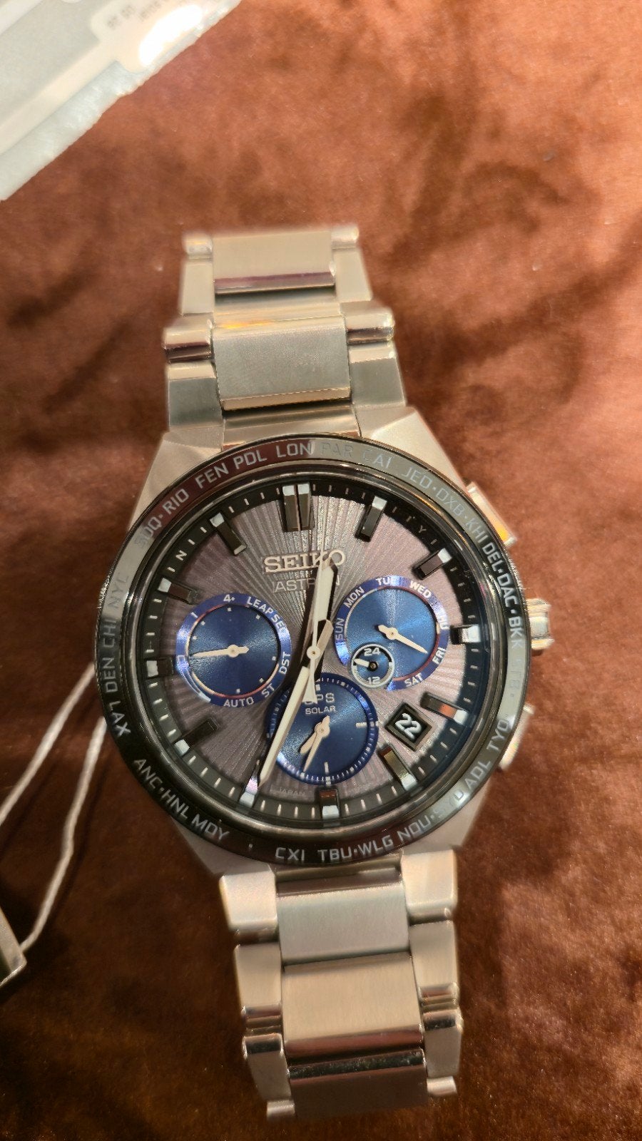 Seiko Astron GPS Solar Horloge SSH119J1 - Nieuw, Polshorloge, Overige materialen, Nieuw, Ophalen of Verzenden