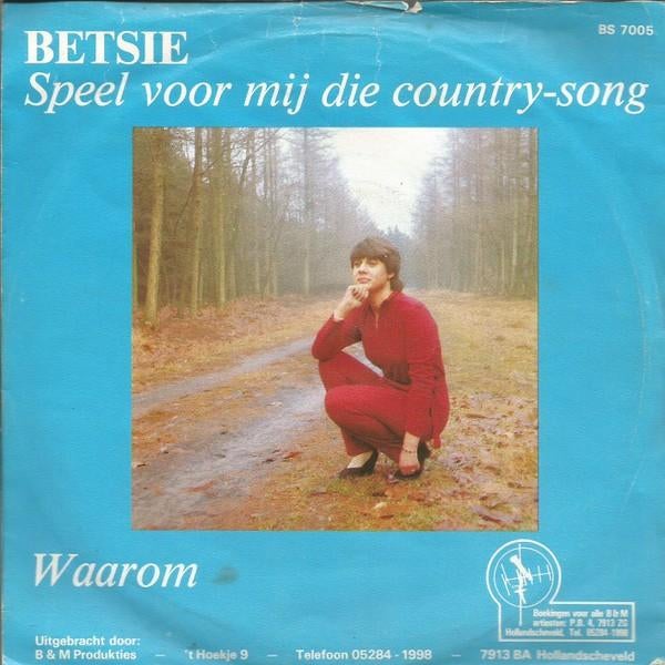 Vinylsingle betsie en judy gezocht, zie foto's, Ophalen of Verzenden, Zo goed als nieuw, Overige formaten, Levenslied of Smartlap