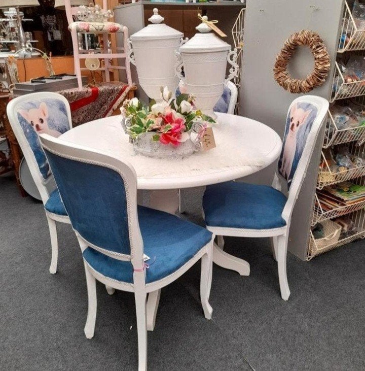 Brocante eethoek chihuahua compleet of los te koop, Ophalen