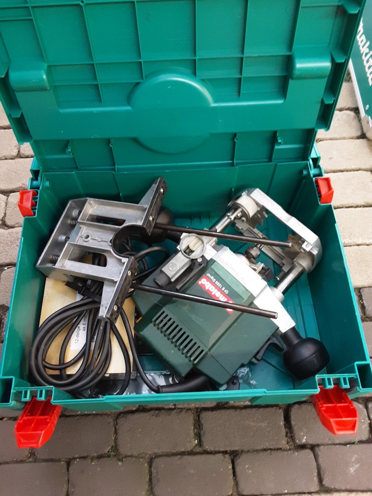 Metabo Bovenfrees OF E 1229 Signal in Makita kist, Gebruikt, Ophalen of Verzenden, Bovenfrees, Metabo
