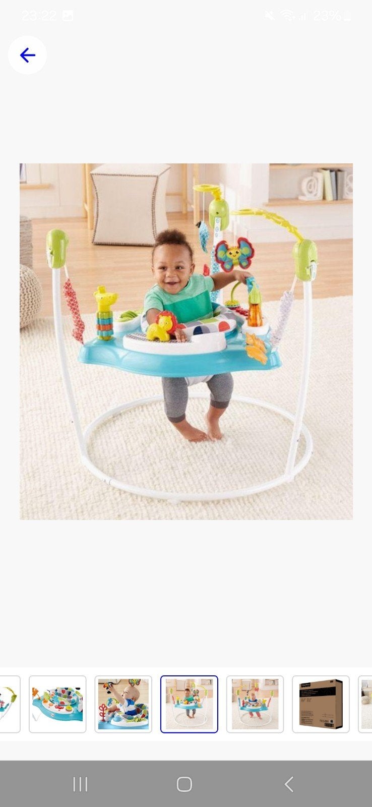 Fisher-Price Jumperoo Rainforest Vrienden Baby Jumper, Ophalen of Verzenden