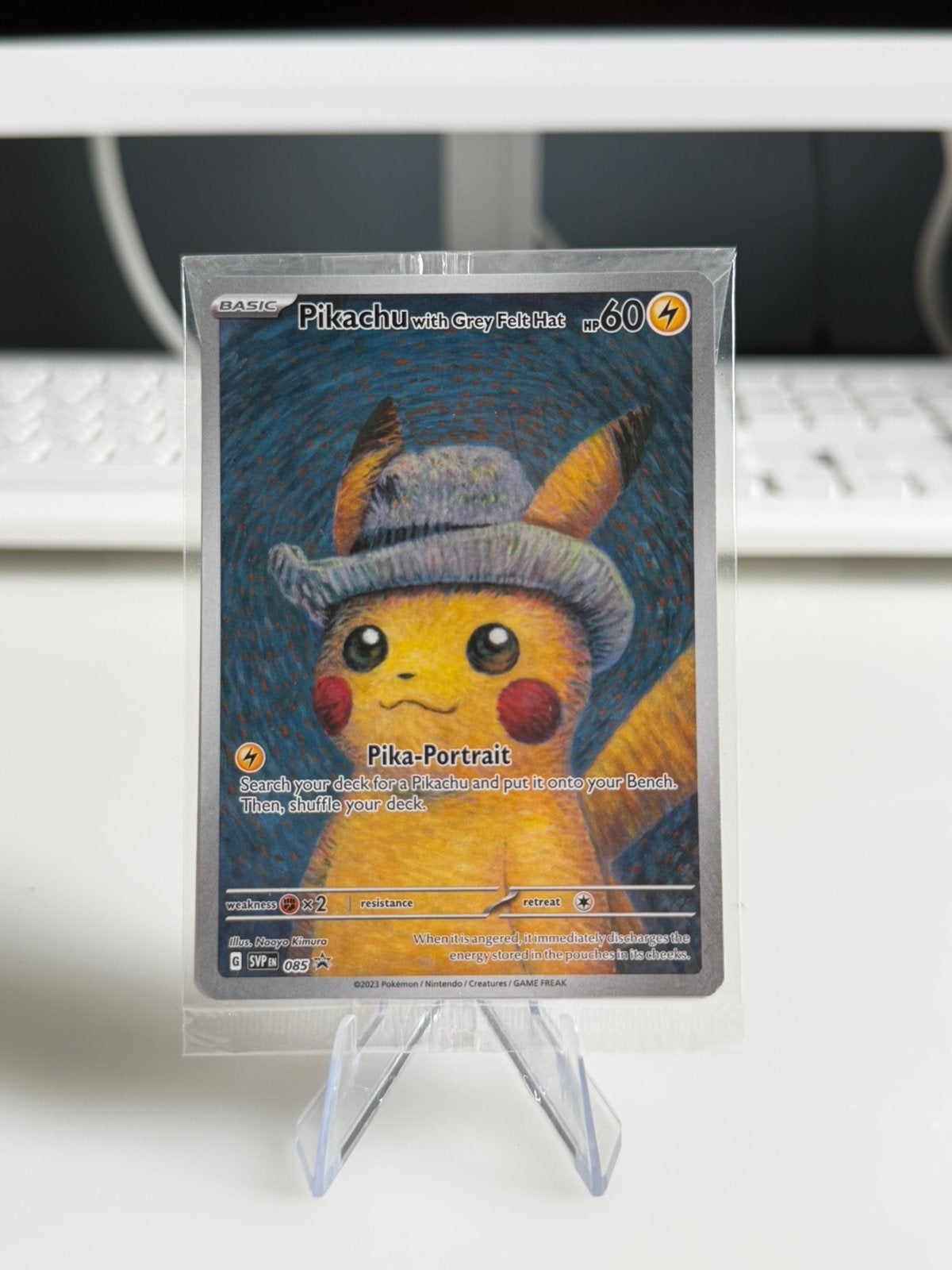 Pikachu with Grey Felt Hat - Sealed - Pokemon TCG, Ophalen of Verzenden, Nieuw