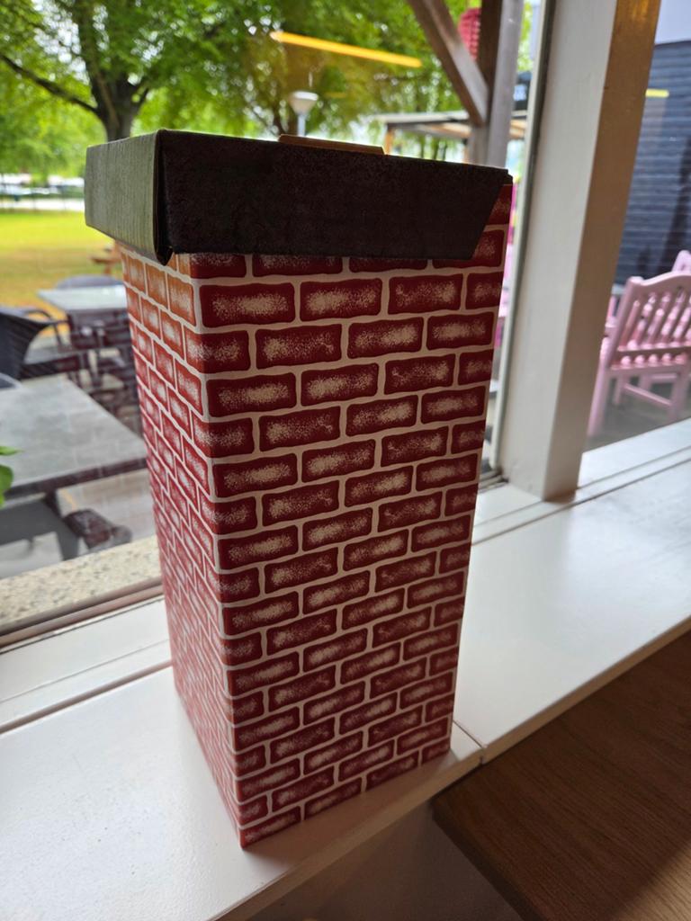 Kartonnen schoorsteen Sinterklaas, Diversen, Ophalen of Verzenden, Nieuw