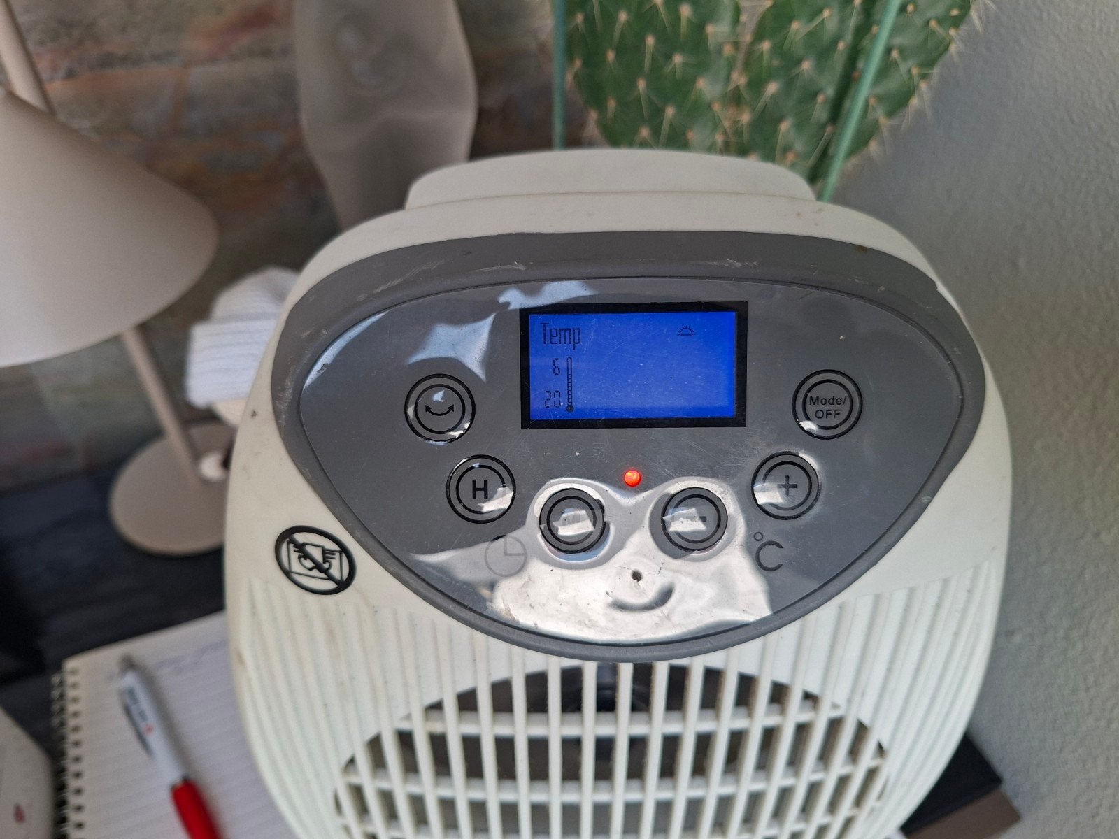 SilverCrest Straalkachel/ventilator 2000W werkend!, Witgoed en Apparatuur, Ventilatoren, Gebruikt, Tafelventilator, Ophalen of Verzenden