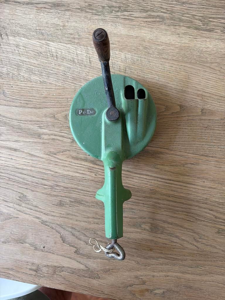 Vintage Bonensnijder - PeDe - Groen, Ophalen of Verzenden