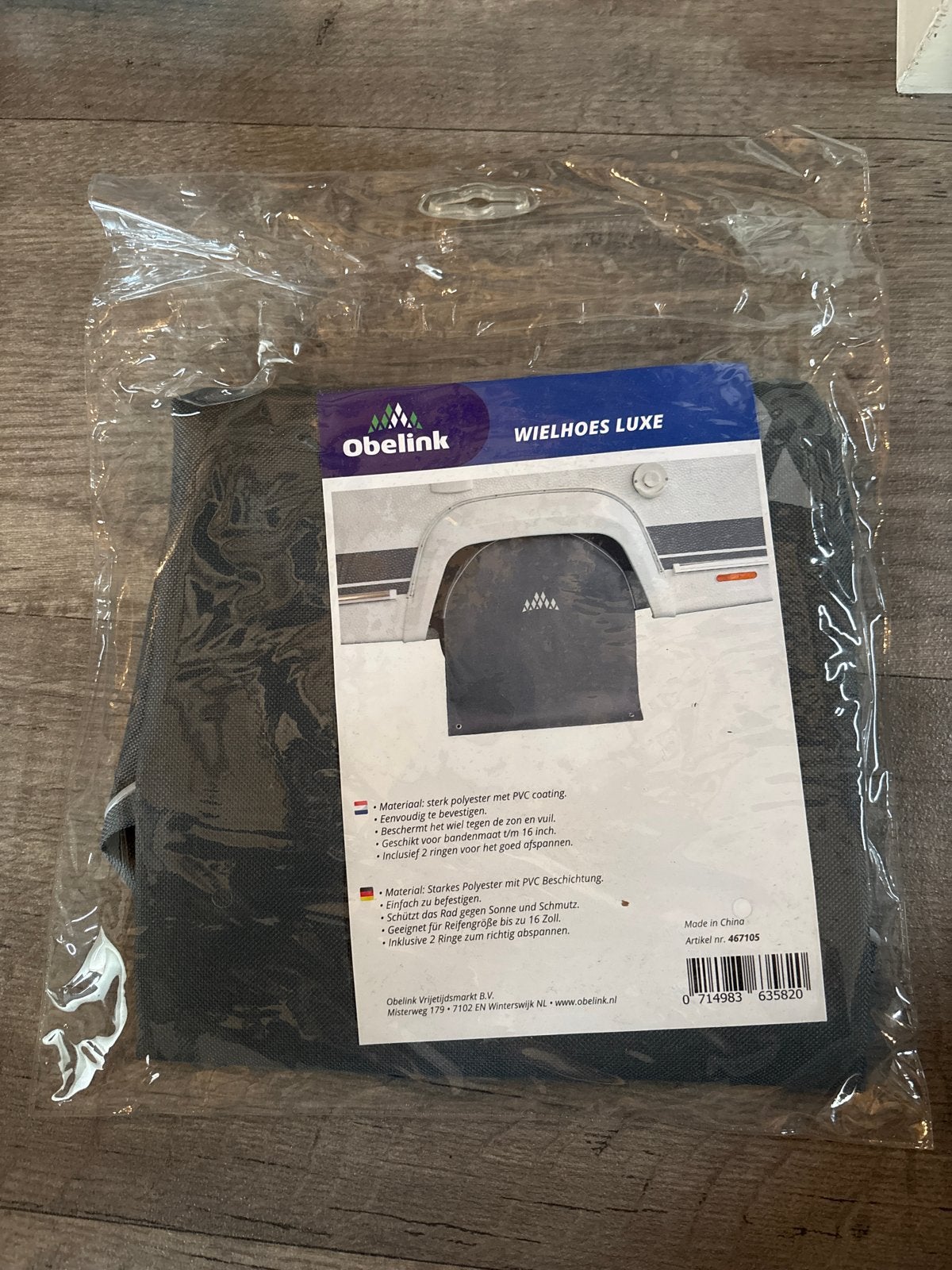 Obelink Wielhoes Luxe - Bescherming voor Caravan Wiel, Ophalen, Nieuw