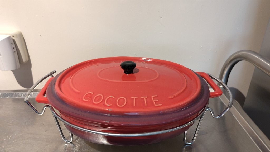 Maxi Cocotte ovenschaal met warmhoudrek, Ophalen, Overige typen, Gusta, Zo goed als nieuw